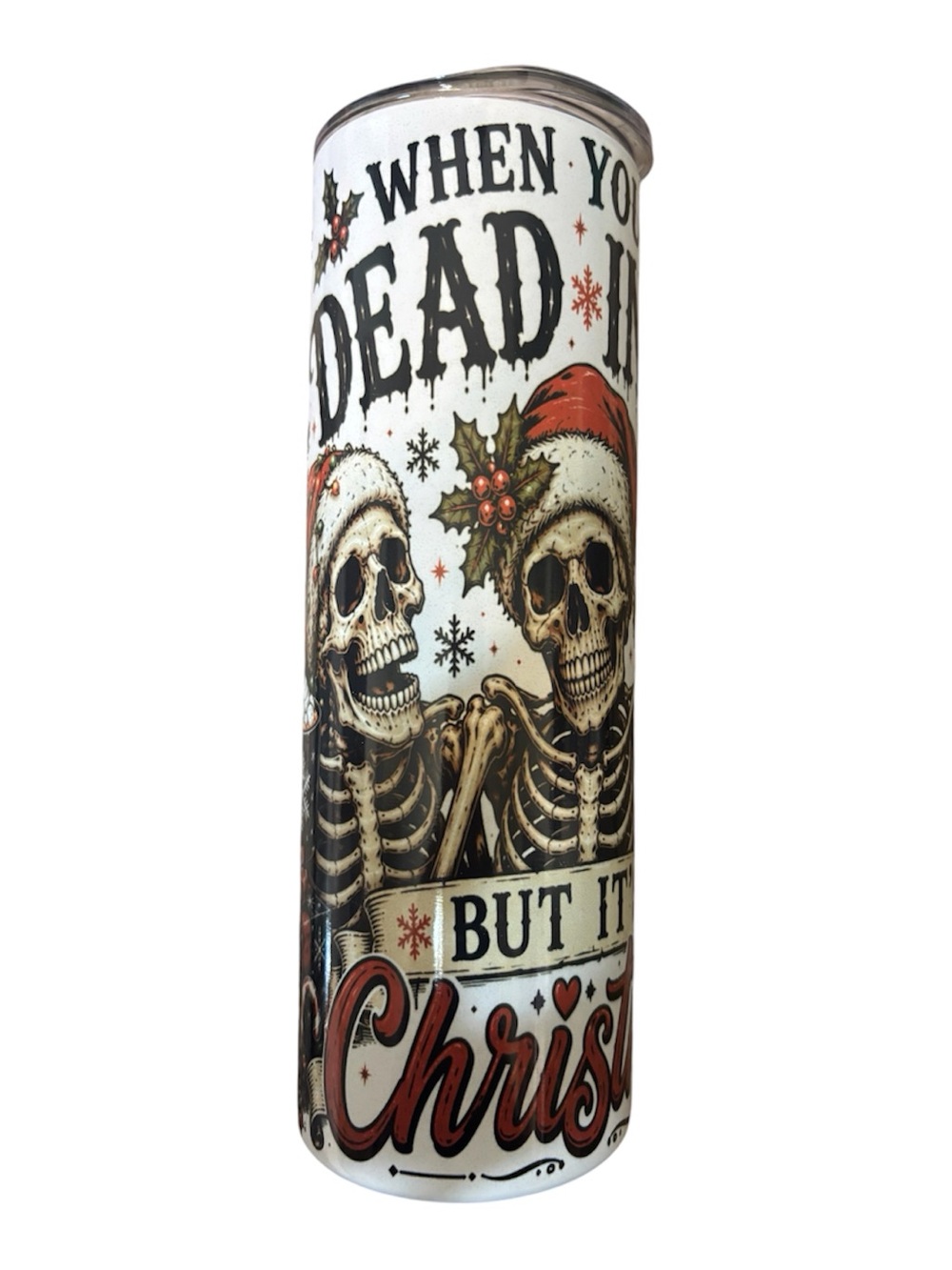 BUY NOW Holiday Skeleton Stainless Steel Tumbler - Picture 3 of 4